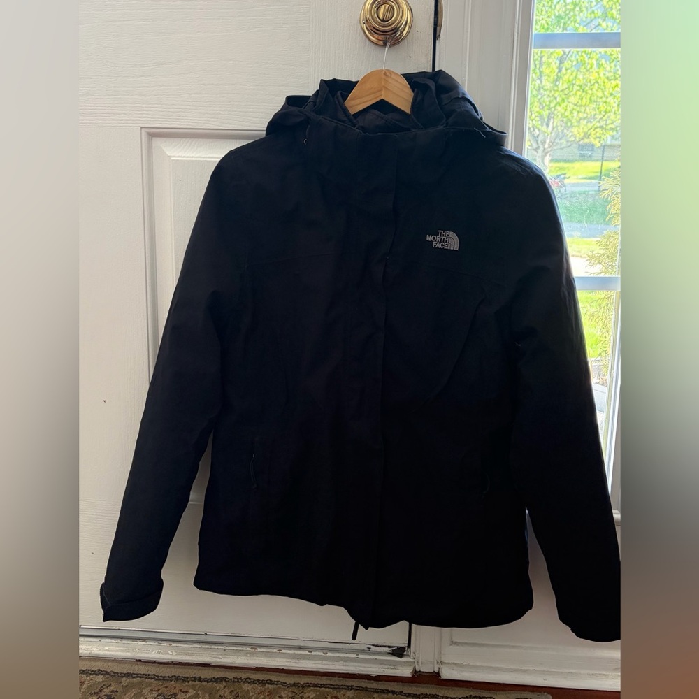 The North Face Women's Black Hooded 2 in 1 Jacket